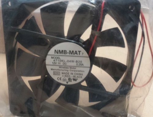 NMB TECHNOLOGIES 4710KL-04W-B20-E00 AXIAL FAN, 119MM, 12VDC, 250mA