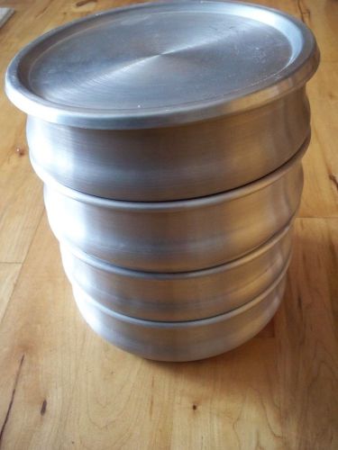 4x dough retarding pan pizza proofer proofing 8&#034; commercial proofing + lid for sale