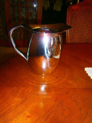 Update international bp-2g 2qt stainless steel bell pitcher w/ice guard for sale
