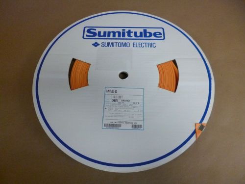 M23053/5-1 sumitube b2 orange shrink tubing 1&#034; inch x 100&#039; feet spool , 2 to 1 for sale