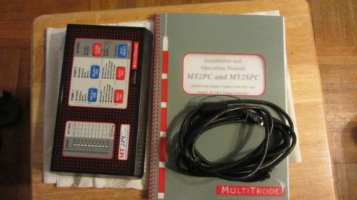 Multitrode MT2PC duplex pump controller(front panel &amp; manual)