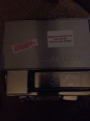 Airspeed Hand Dryer. New