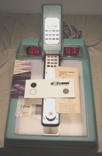 X-Rite 309 Graphic Arts Densitometer w/ Reflection Head Assembly + Others!