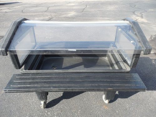 CAMBRO 4 FT PORTABLE FOOD/SALAD BAR WITH CASTERS
