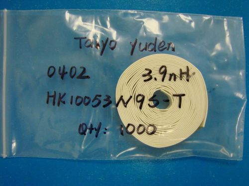 TAIYO YUDEN 0402 Size 3.9nH Inductor HK10053N9S-T, Qty.1000pcs
