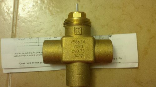 Honeywell 3 way NPT valve 1/2 &#034;. Cv 0.73. V5863A2020