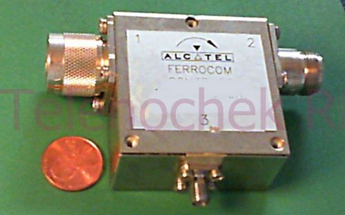 Rf microwave single junction circulator 1850 mhz cf/  800 mhz bw/  50 watt/ data for sale