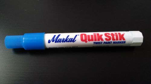 NEW Markall 61070 Blue Quik Stik® Marker - Fast Drying, Long-Lasting Marks
