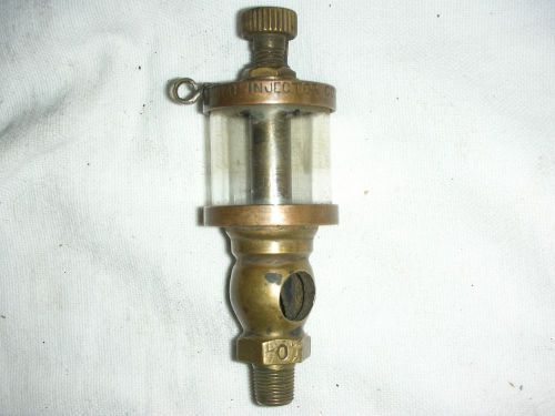 American Injector Co. Brass Drip Oiler for Hit &amp; Miss Gas Engine 99 CENT
