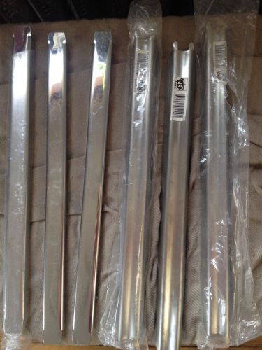 Lot of 6 &#034;jr&#034; food pan dividers - 2 sizes - all new but have been in storage for sale