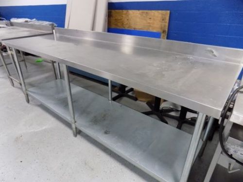 Stainless Steel Prep Table 30&#034; x 96&#034;