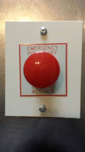 Emergency Power Off Button New construction electrical equipment