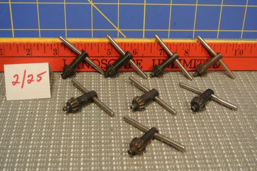Lot of 8 Chuck Keys Jacobs different sizes