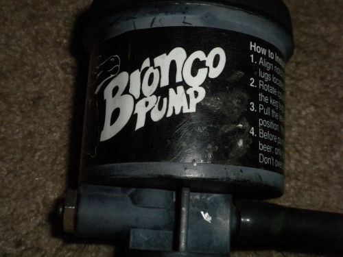 Bronco Hand pump for beer kegs clean but used
