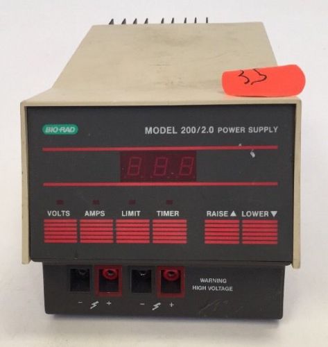 Used bio rad model 200/2.0 power supply for sale