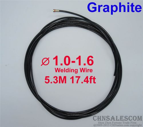 European style MIG MAG Graphite Liner 1.0-1.6 Welding Wire 5.3M 17.4ft