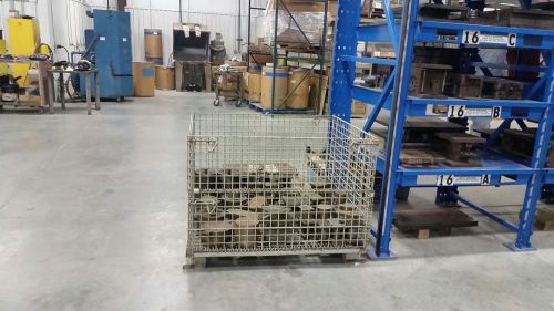Used 40&#034; x 48&#034; x 36&#034; Tall Large Wire Basket/Container 4000 LB Cpacity