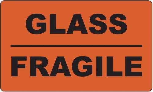 Fragile Glass Label
