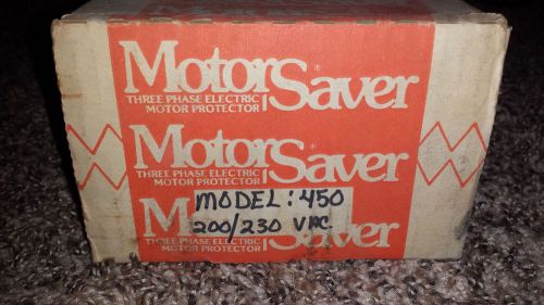 Motor Saver Model 450 3 Phase 220 Volt Electric Motor Protector