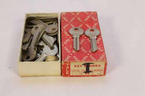 Lot of 35 eaton yale key blanks uncut 11 sd round locksmith supply for sale