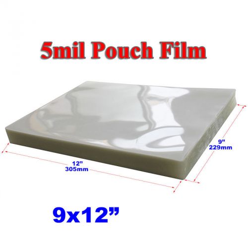300Pk 5Mil 9x12&#034; Letter Size Clear Laminating Pouch Film Thermal Hot Lamintor