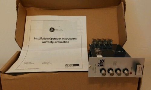 GE Security IFS VT6010-R3 4-CHANNEL FM VIDEO MULTIPLEXER New