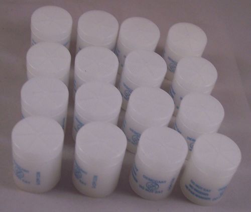 16 - 5 Gram Silica Gel Desiccant Capsules From Phamacutical Bottles 3/4&#034; X 1&#034;