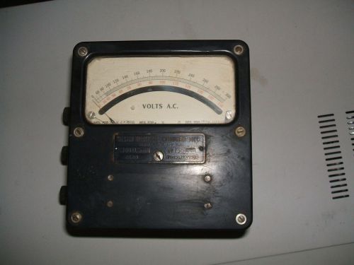 ac voltmeter-- western electric- model 438
