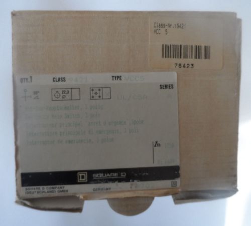 Square D 9421-VCC5 Emergency Main Switch 3 Pole 660 Volts 125A Series A