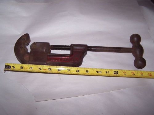 Vtg Antique No 2 W REED MFG ERIE PA  PIPE TUBE CUTTER 3 WHEEL MADE IN USA