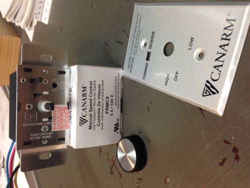 Canarm Variable Speed Switch Control 4 Fans-Reversible Frmc5