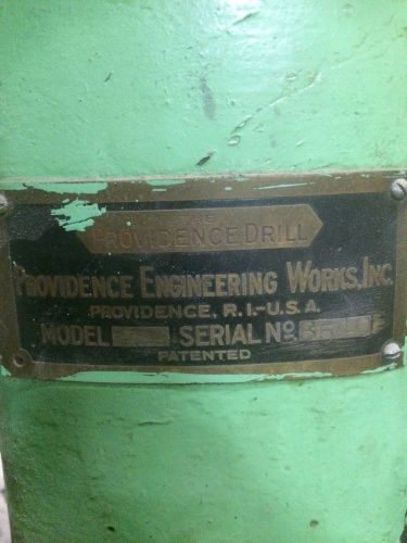 Providence Drill Press Model K 1920&#039;s era