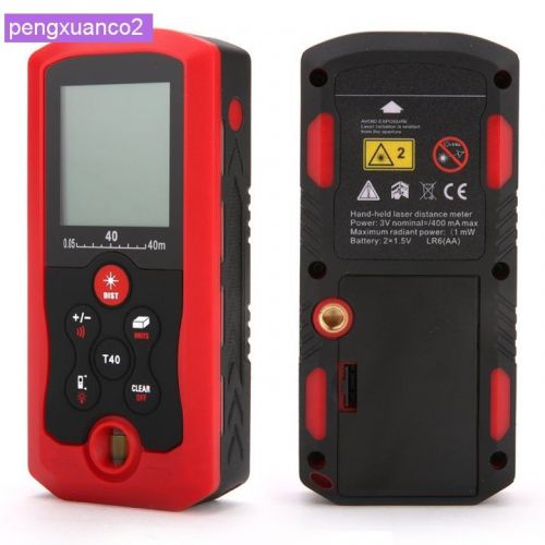 40M/131ft/1575in Digital Handheld Laser Distance Meter Range Finder Measure PA1