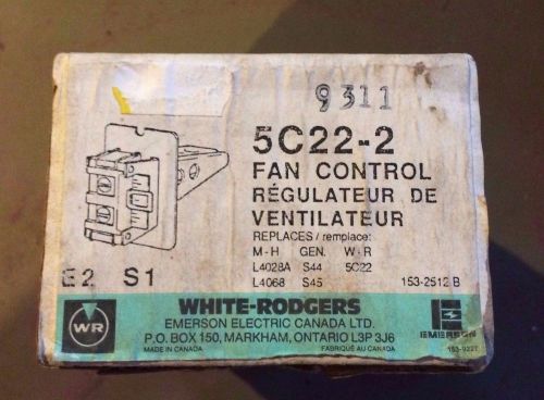 White-Rodgers 5C22-2 Furnace Fan Control 70-125 Temp