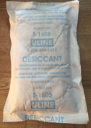 1 Desiccant Pack 315 grams  Moisture Absorbant Dry Prepper Storage Uline S-1605