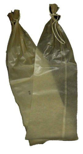 Fibrous casings - 10 per bag - clear - 2.5 inches by 20 inches for sale