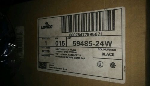 Leviton 59485-24W Infotap Patch Panel