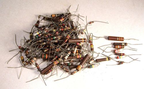 Dozens LOT - Carbon Composition Resistors for Vintage Radios, Amplifiers, Guitar