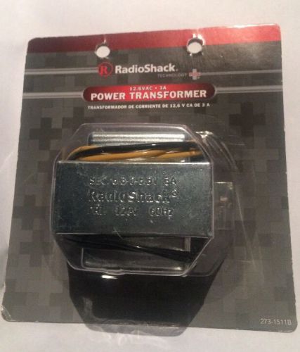 New Radio Shack POWER TRANSFORMER 12.6 VAC, 3 AMP
