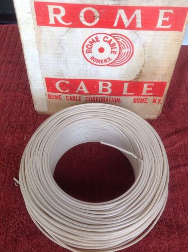 12  TW Rome Copper  Wire 500&#039; White Solid