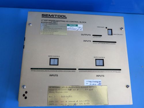 Semitool 910T0143-503 LT WIP Wafer Mapper I/O Control Block