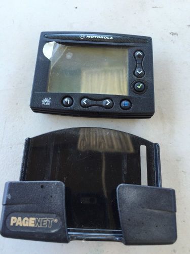 Vintage MOTOROLA Pagenet Flex Pager Beeper WITH HOLSTER