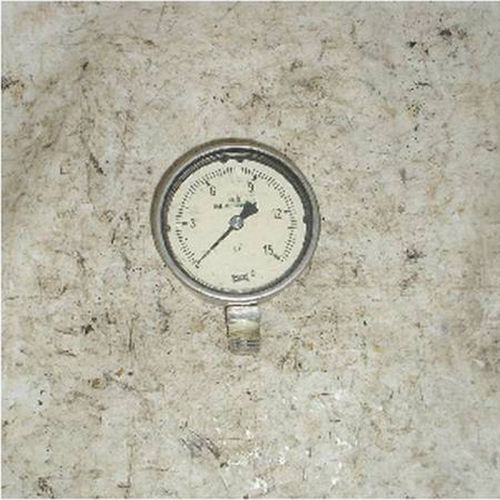 WIKA 15 psi Pressure Gauge 316 SS Tube and Connection