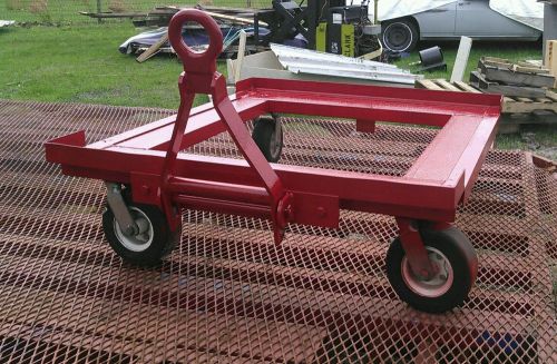 Steel multipurpose pallet dolly cart 48x40&#034; estimated capacity 3500 pounds