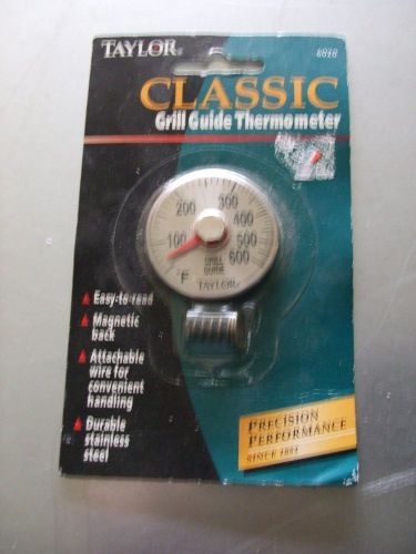 TAYLOR Grill Mechanical Food Service Thermometer, 50 to 600 F - 6020