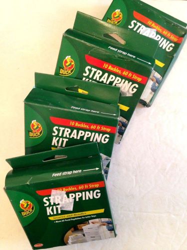 Lot 4 Duck Strapping Kit  10 Buckles/60ft. Strap  3 Full Boxes/1 partial      3M
