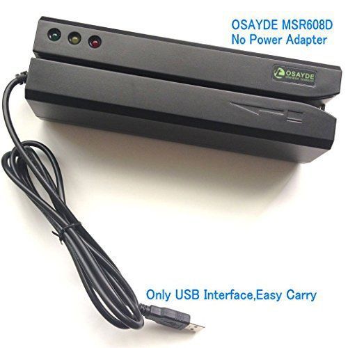 OSAYDE® 1 X Newest USB MSR608D Mac OS Encoder Credit Magstrip Swipe Reader Data