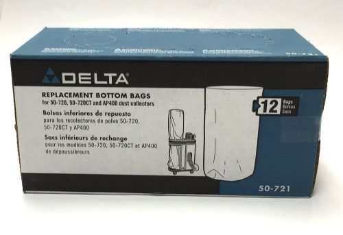 Delta 50-721 Replacement Bottom Bags for 50-720,50-720CT &amp; AP400 Dust Collectors