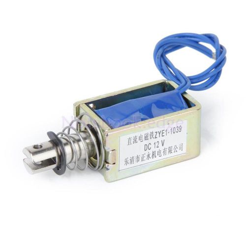Dc 12v pull type open frame solenoid actuator electromagnet zye1-1039 for sale