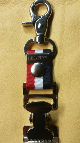 Glove Holder Strap Clip PATRIOTIC Guard RED , WHITE , and  BLUE.